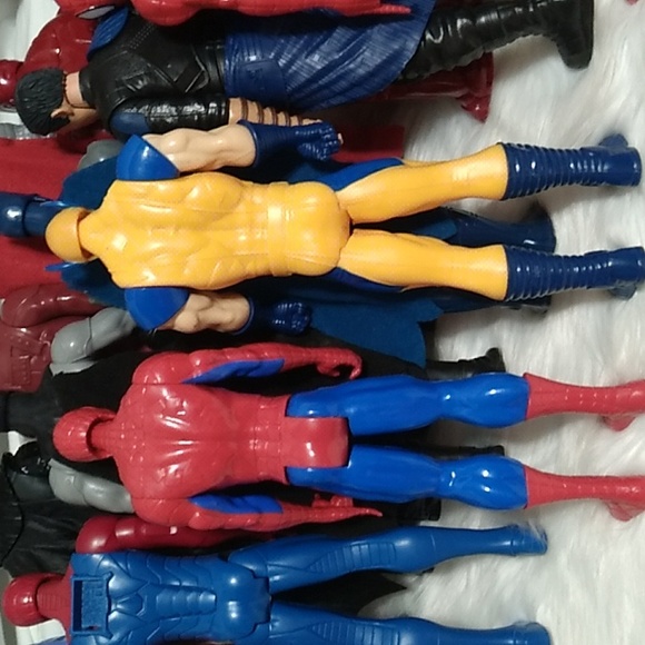 BUNDLE 2: Marvel DC Comics 18 Action Figures & 1 Bike Large Bundle Couple Flaws - Picture 16 of 16